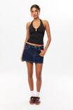 Soft Andi Halter Top, BLACK - alternate image 2