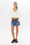 Valentina V Neck Knit Cardi, MERINGUE WHITE - alternate image 2