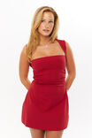 Alora A-Line Mini Dress, BOYSENBERRY - alternate image 2