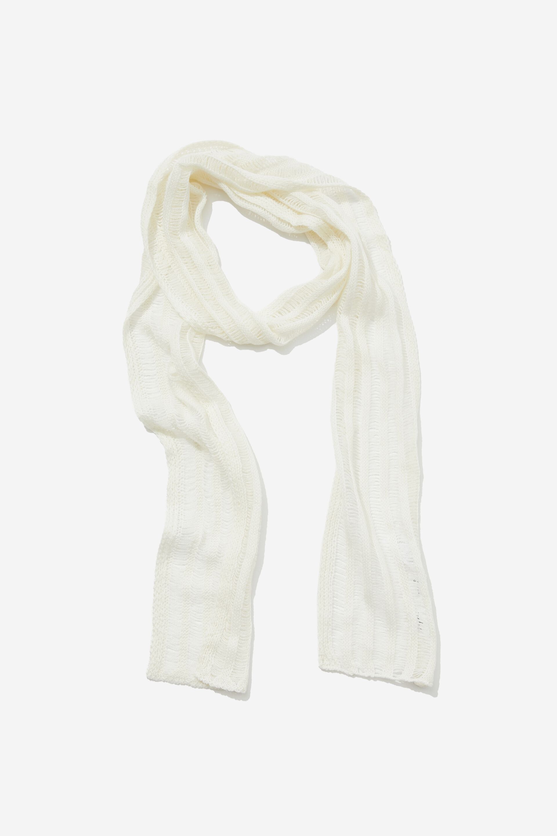 Thin white hot sale scarf