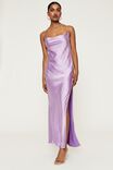 Caitlyn Cowl Neck Formal Dress, VIVID LILAC
