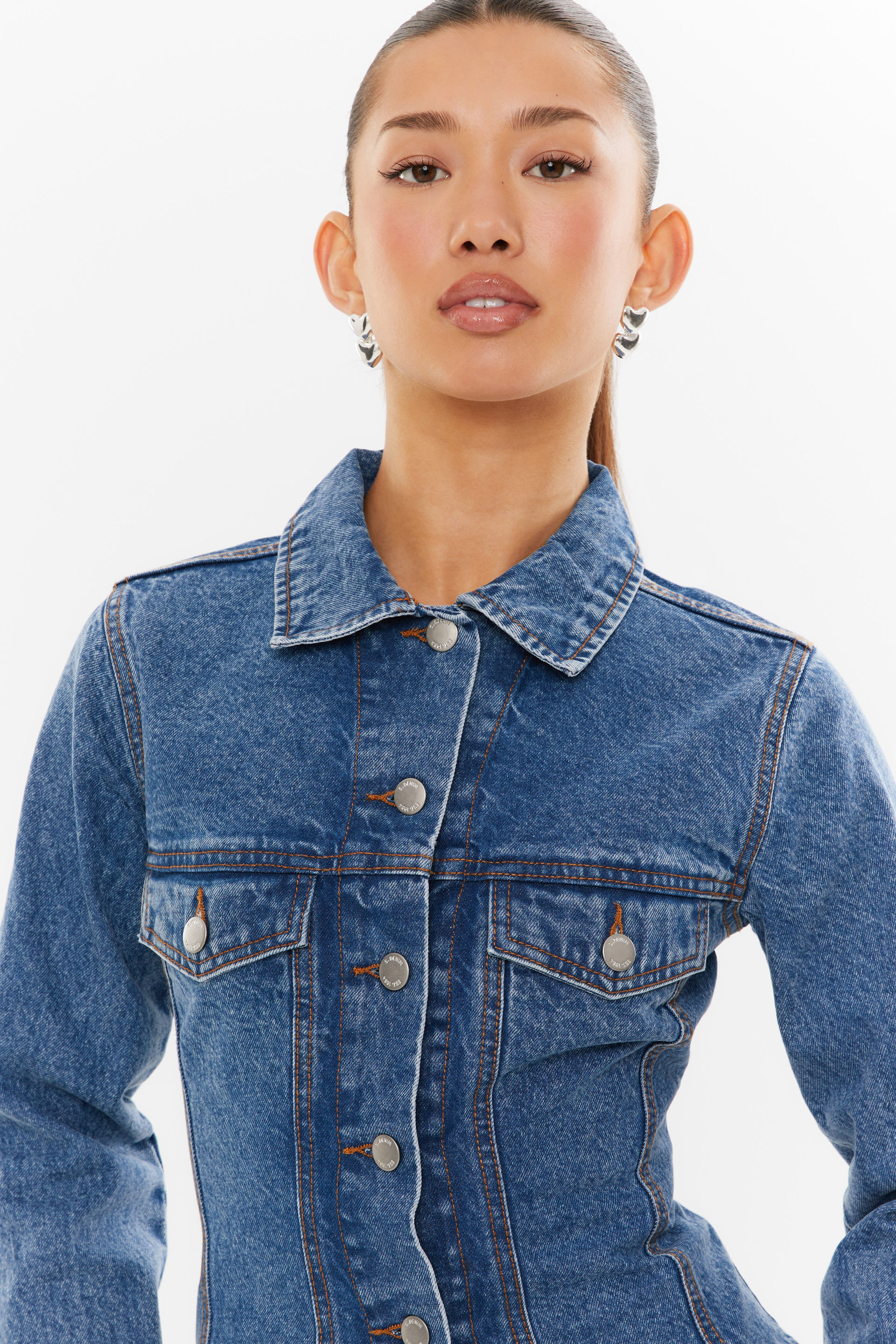 Maddi Fitted Denim Jacket