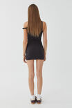 Soft Brianna Mini Dress, BLACK - alternate image 3