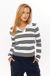 Stella Long Sleeve Top, SPORTY STRIPE - alternate image 1