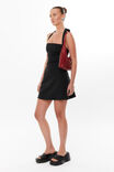 Kylie Halter A-Line Mini Dress, BLACK - alternate image 2
