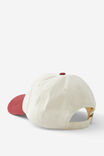 Emily Graphic Baseball Cap, WHITE & BURGUNDY/HYDE PARK - alternate image 2