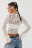 Jayda Tape Yarn Knit, SUMMER WHITE - alternate image 3