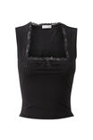 Rosie Mesh Top, BLACK - alternate image 6