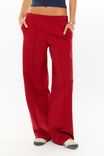 Elyse Sporty Pull On Pant, ROSEY RED/WHITE - alternate image 3