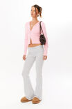 Katie Zip Through Knit Hoodie, ROSETTE PINK - alternate image 5