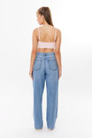 Luxe Micro Crop Top, GRAPEFRUIT PINK - alternate image 3