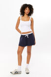 Penny Fleece Mini Skirt, MIDNIGHT NAVY - alternate image 1
