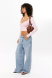 Luxe Kya Long Sleeve Top, ROSETTE PINK - alternate image 5
