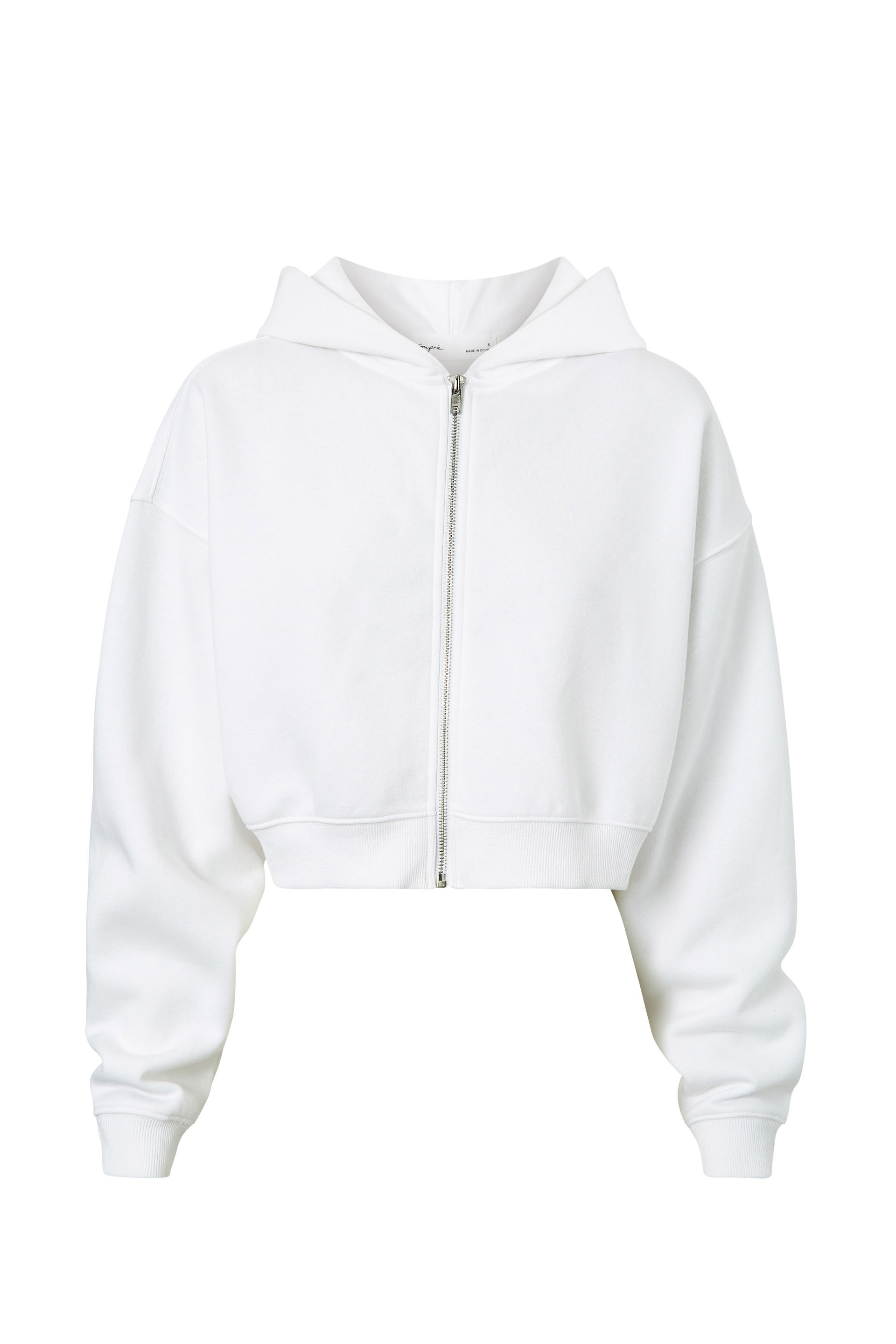 Jolie Cropped Zip Through Hoodie