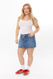 Kiki Scoop Neck Tank, MICRO HEART WHITE RED - alternate image 3