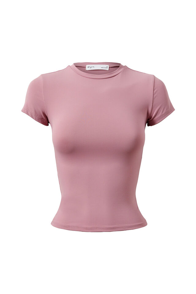 Luxe Longline Tee, VIOLETTE DUSK