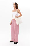 Jade Jersey Lounge Pant, LIPSTICK RED/WHITE STRIPE - alternate image 5
