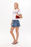 Everyday Graphic Tee, WHITE/LEOPARD BOW - alternate image 5