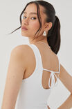 Luxe Backless Tank, WHITE - alternate image 5