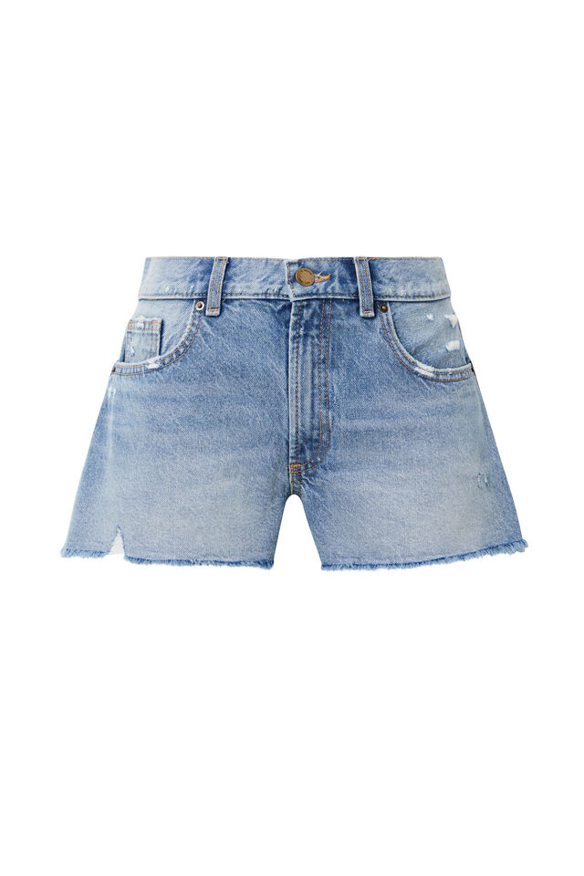 Boyfriend Denim Short, IMPERIAL BLUE