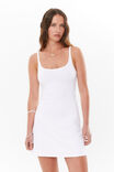 Lulu Super Smooth Scoop Neck Mini Dress, SUMMER WHITE - alternate image 2