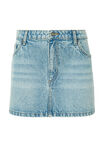 Maya Denim Mini Skirt, CANYON BLUE - alternate image 6