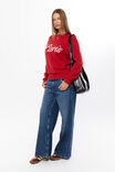 Bambie Crew Jumper, RED/PARIS - alternate image 3