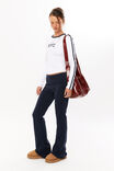Gracie Long Sleeve Graphic Top, WHITE/NYC - alternate image 2