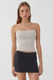 Luxe Hipster Mini Skirt, BLACK - alternate image 1