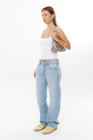 Low Rise Straight Jean, BARCELONA BLUE - alternate image 4