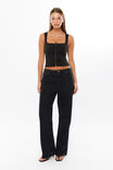 Gabby Tailored Tank, BLACK - alternate image 2