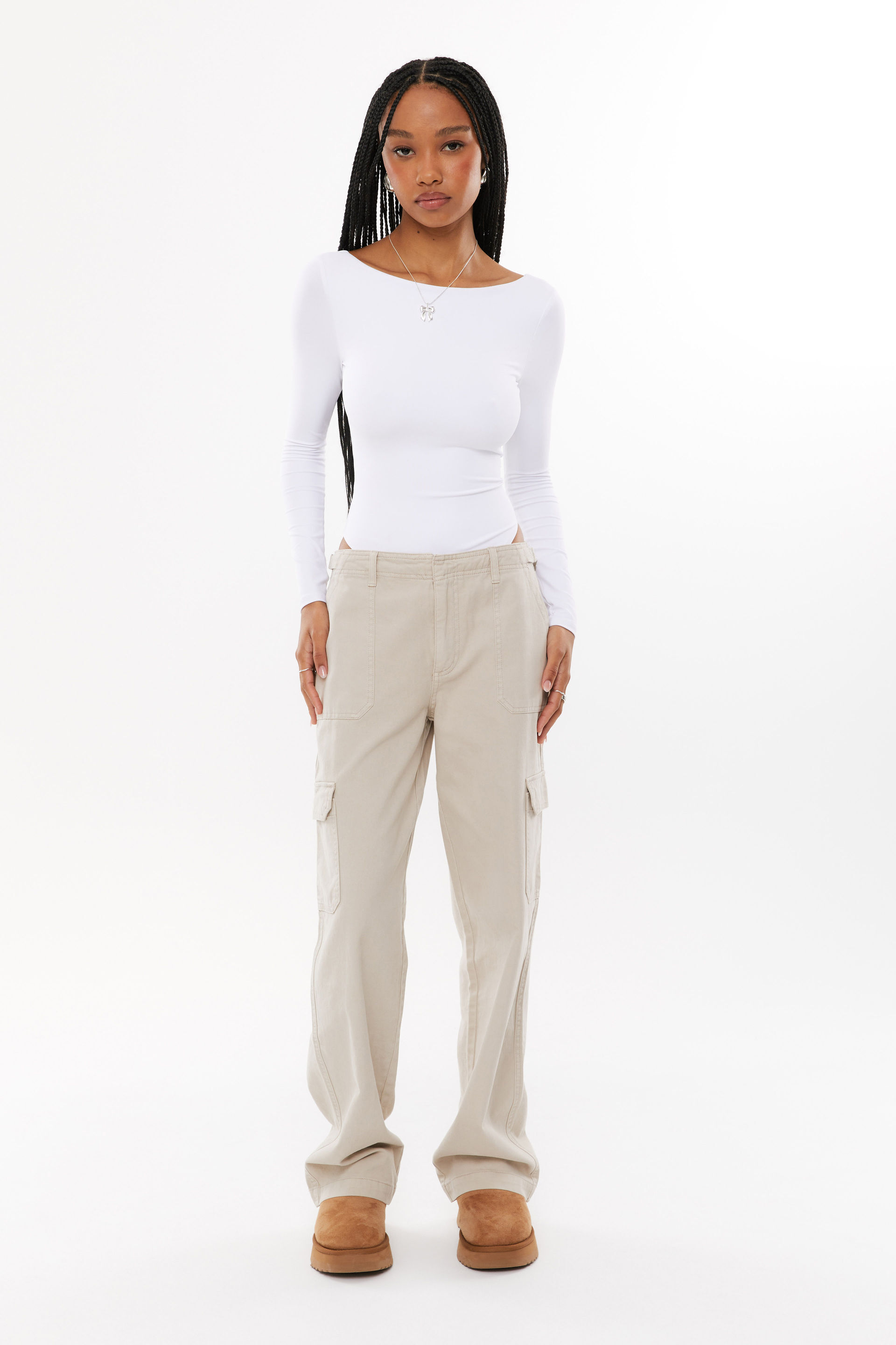 High Waisted Woven Cargo Jogger | Pants for women, Cargo joggers, High  waisted