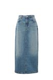 Cali Denim Maxi Skirt, COYOTE BLUE - alternate image 7
