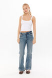 Low Stretch Bootleg Jean, COWBOY BLUE STUDDED - alternate image 5