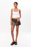 Rylie Micro Skort, DARK PLUM PU - alternate image 1