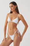 Tri Slide Bikini Top, WHITE - alternate image 1