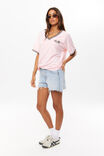 Regina V-Neck Jersey, SHERBET PINK/LA 92 - alternate image 5