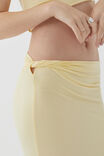 Soft Twist Maxi Skirt, GOLDEN BUTTER - alternate image 4