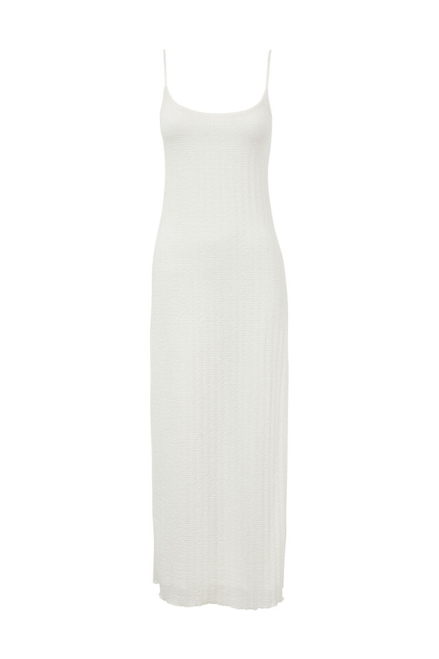 Bailey Textured Maxi Dress, SUMMER WHITE