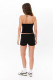 Khloe V Neck Halter Top, BLACK - alternate image 3