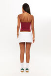 Kristi Ruched Halter Top, WILD BERRY - alternate image 5