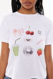 Everyday Graphic Tee, WHITE/FAV THINGS - alternate image 4