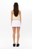 Lily Aline Mini Skort, WHITE - alternate image 3