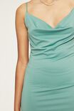 Rhea Luxe Mini Dress, MINERAL GREEN