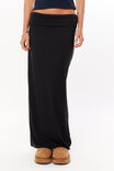 Wren Foldback Maxi Skirt, BLACK - alternate image 2