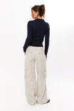 Gia Cargo Pant, MISTY STONE - alternate image 3