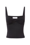 Luxe Twist Front Cami, BLACK - alternate image 6