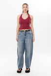 Luxe Halter Top, WILD BERRY - alternate image 2