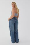 Luxe Ultra Crop Cami, MOONLIGHT GREY - alternate image 3