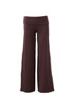 Fold Back Wide Leg Pant, DEEP CHOC - alternate image 6